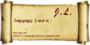 Jagyugy Laura névjegykártya